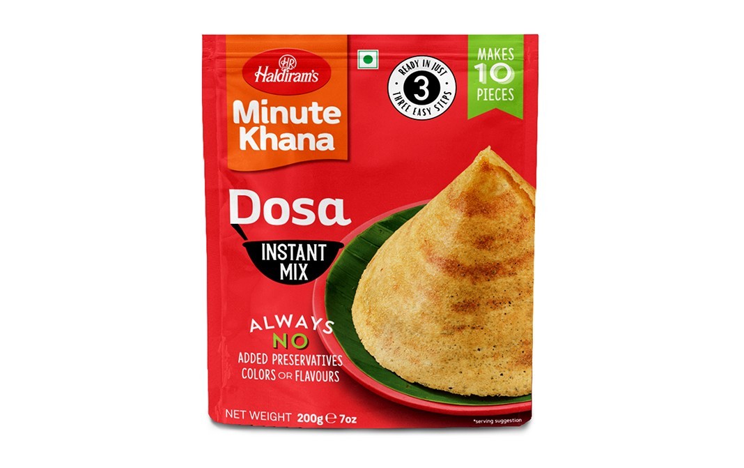 Haldiram's Minute Khana Dosa Instant Mix   Pack  200 grams